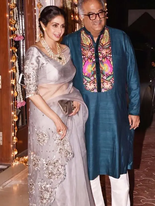 [Bintang] Sebelum Dipisahkan oleh Maut, Ini 8 Potret Kemesraan Sridevi dan Suami