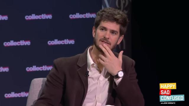 Andrew Garfield di Podcast "Happy Sad Confused" (YouTube/Josh Horowitz)