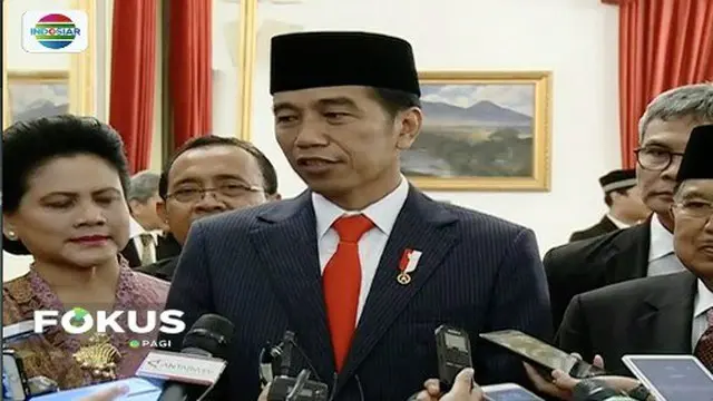 Presiden Jokowi berharap Ani Yudhoyono cepat pulih dari penyakit kanker darah.