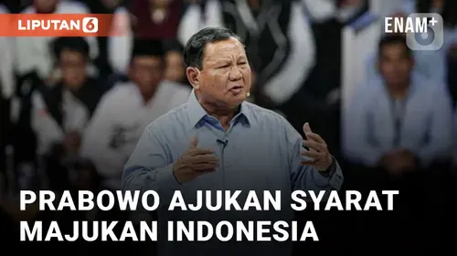 VIDEO: Prabowo Minta Hal Ini Untuk Majukan Indonesia Andai Dipercaya Jadi Presiden