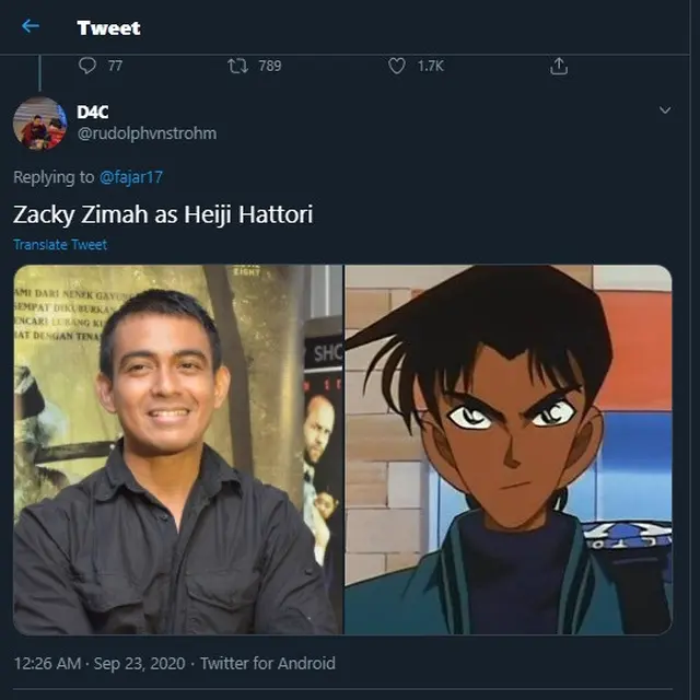 7 Cocoklogi Seleb Indonesia Jadi Karakter Anime Detective Conan Ini Kocak