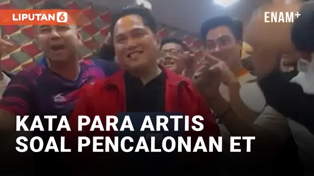 Erick Thohir Calonkan Diri Jadi Calon Ketum Pssi, Artis Beken Tanah Air Bilang Begini