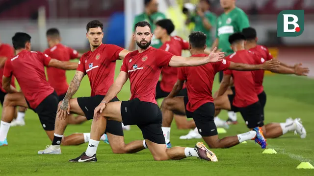 Latihan Resmi Timnas Indonesia Jelang Laga FIFA Matchday Melawan TimnasArgentina