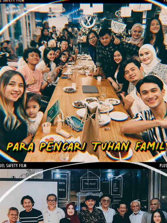 Reuni pemain Para Pencari Tuhan dari Jilid Pertama (Foto: Instagram miqdadsy)