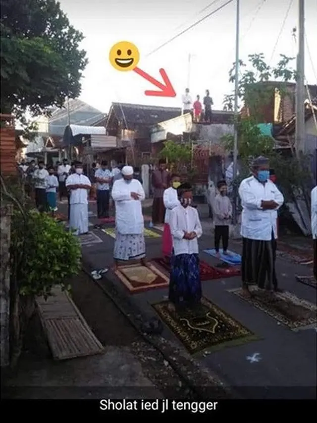 salat Idul Fitri physical distancing