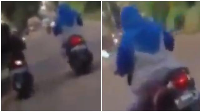 6 Potret Emak-emak Belok Tak Sesuai Lampu Sein Ini Bikin Tepuk Jidat