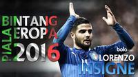 Lorenzo Insigne striker Napoli yang memperkuat timnas Italia diprediksi bakal menjadi bintang Piala Eropa pada tahun 2016 nanti.