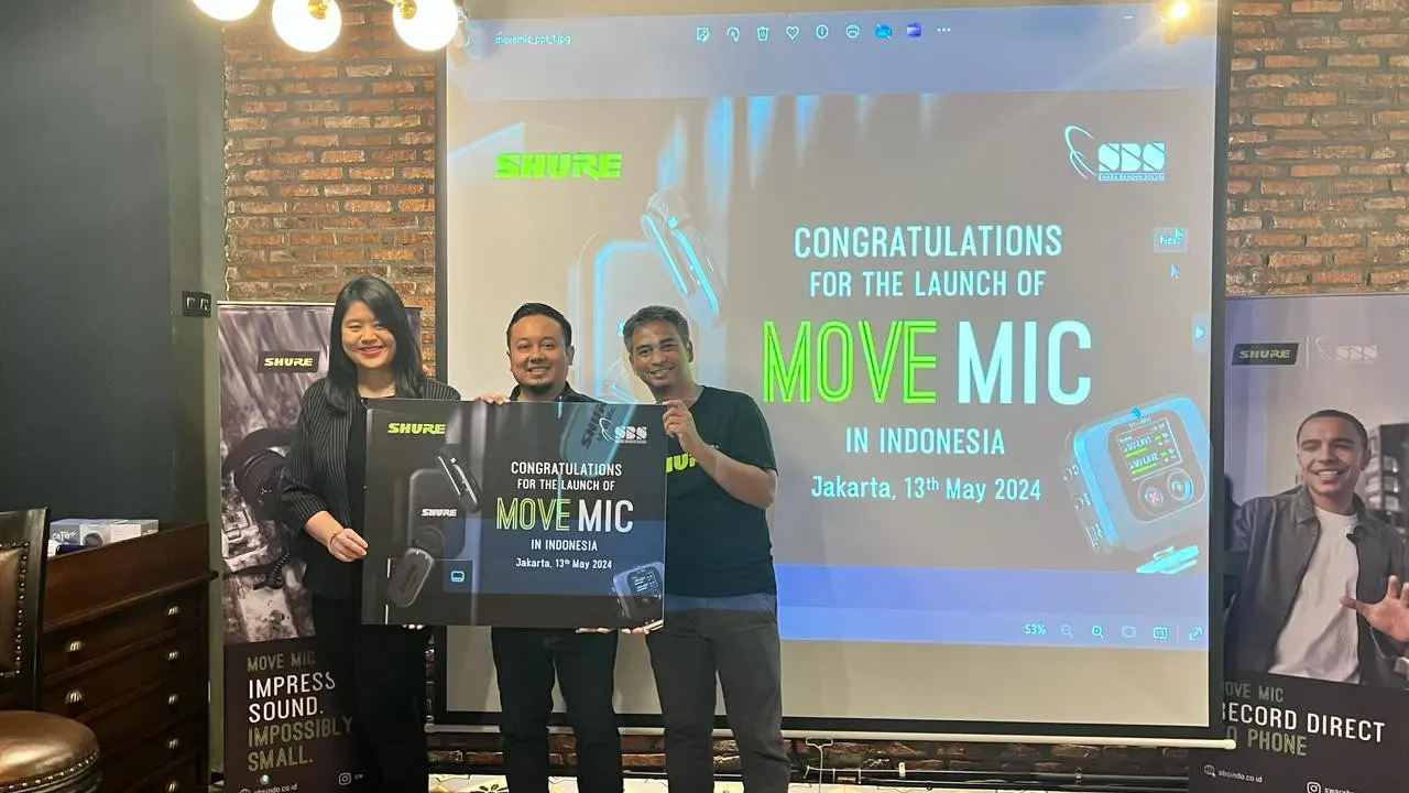 Shure Launching Mikrofon Lavalier Nirkabel Terkecil dan Terbaik untuk Konten Kreator, Videografer dan Jurnalis