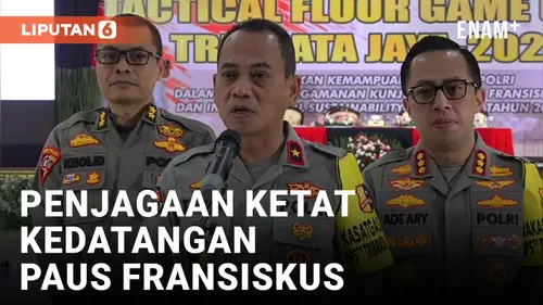 VIDEO: 4.730 Personel Gabungan Amankan Kunjungan Paus Fransiskus