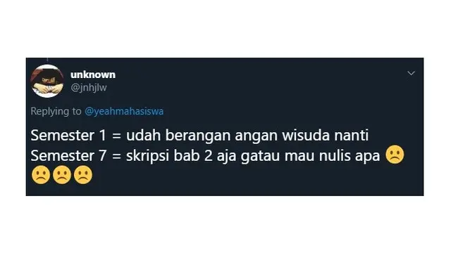 Curhatan Beda Semester Awal Dan Akhir Ini Bikin Ketawa Ngakak
