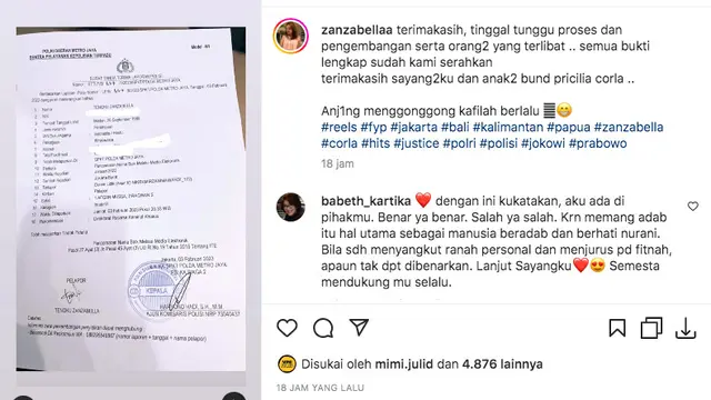 Nikita Mirzani Dilaporkan Tengku Zanzabella Atas Dugaan Pencemaran Nama Baik, Semua Bukti Lengkap Sudah Diserahkan