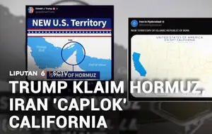Trump Klaim Selat Hormuz, Iran Balas dengan California