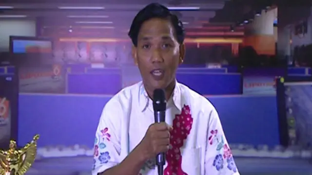 Junaidi Pengunjung dan Peserta Presenter di Indonesia Broadcaster Expo 2013