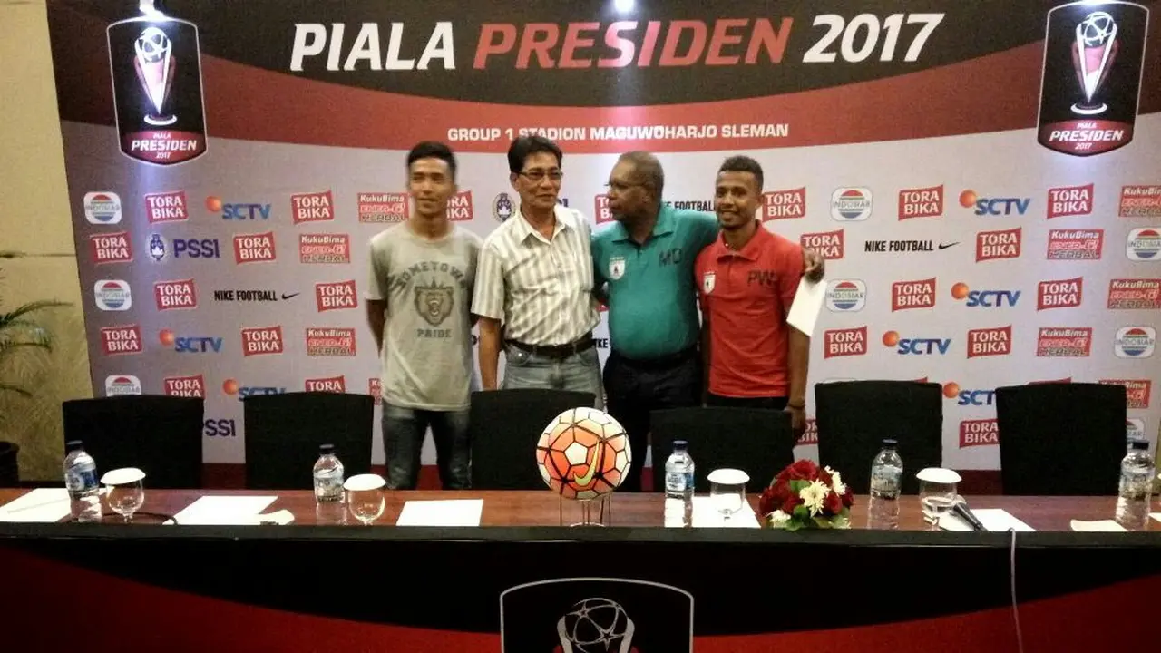 Konfrensi pers Piala Presiden 2017 (Liputan6.com / Yanuar H)