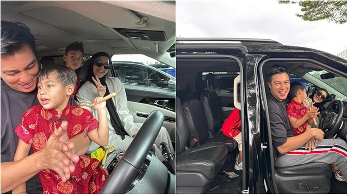 Masih Proses Cerai, Ini 6 Potret Baim Wong dan Paula Kompak Urus Anak di Hari Imlek