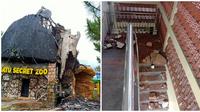 Potret Dampak Gempa Malang. (Sumber: Twitter/@nikilo2512/@HerrySu32920786)