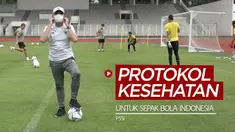 Berita video PSSI mengingatkan pentingnya patuhi protokol kesehatan untuk sepak bola Indonesia.