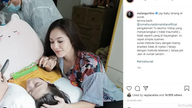 Wulan Guritno - Adilla Dimitri (Foto: Instagram/@wulanguritno)
