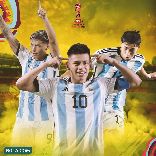Piala Dunia U-17 - 3 Bintang Argentina Vs Jerman di Semifinal Piala Dunia U-17