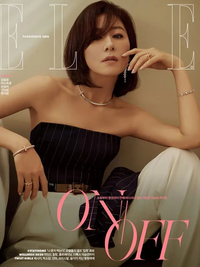 Kim Hee Ae pemeran Ji Sun Woo di drama The World of the Married/ELLE Korea