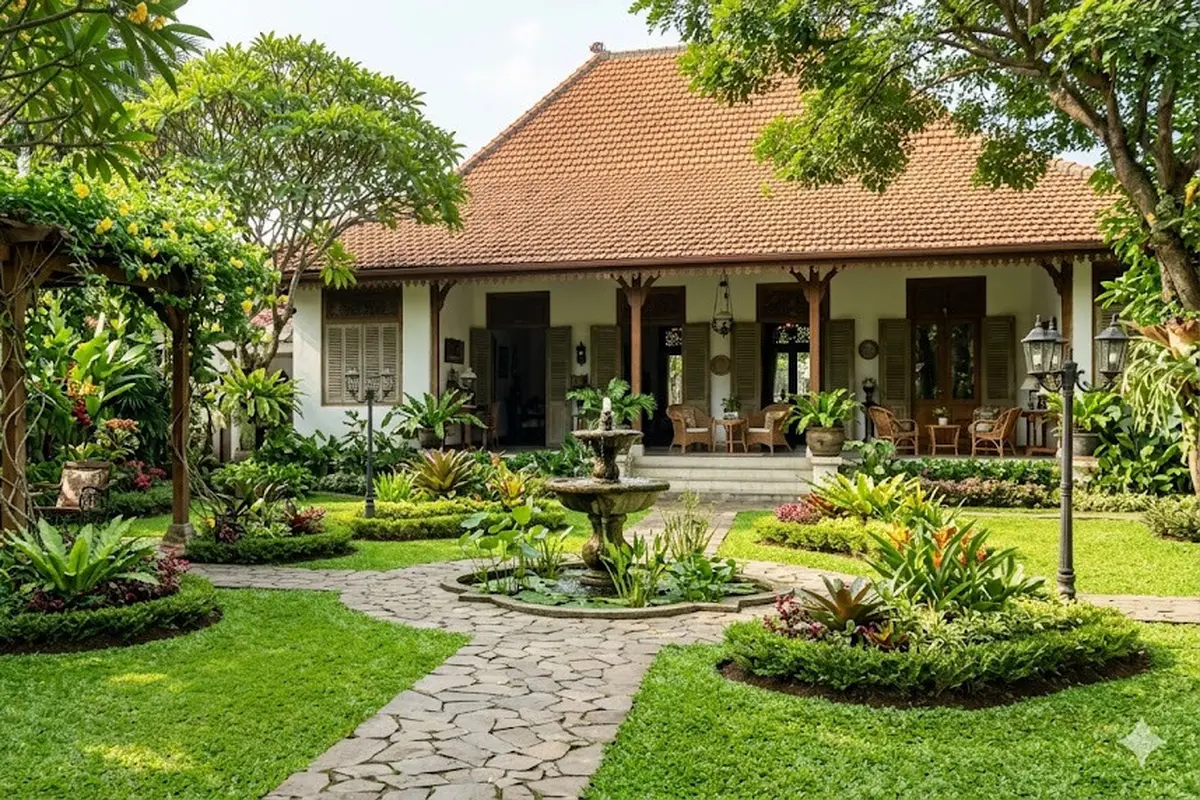 Inspirasi Halaman Rumah Zaman Dulu yang Masih Menarik Ditiru