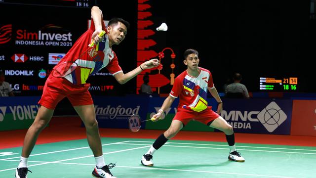 Foto: Indonesia Sisakan Fajar / Rian dan Jonatan Christie di Partai Final Swiss Open 2022