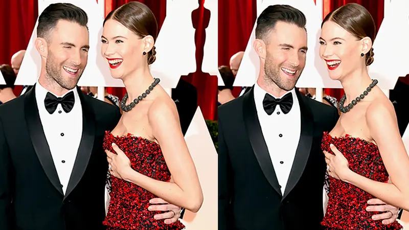 Behati Prinsloo dan Adam Levine