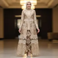 Model Gamis Brokat Blazer Panjang/Gemini AI
