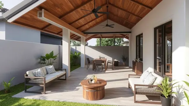 8 Model Teras Depan Rumah Kampung Sederhana yang Menawan dan Nyaman