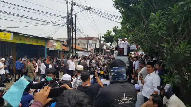 Santri Demo di Tangerang