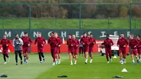 Jadwal Liga Champions pekan ketiga pada Rabu 25 Oktober 2023 dini hari, akan menampilkan pertandingan Manchester United Vs Copenhagen. Pertandingan Grup A ini akan berlangsung di Old Trafford, mulai 02.00 WIB. (Nick Potts/PA via AP)