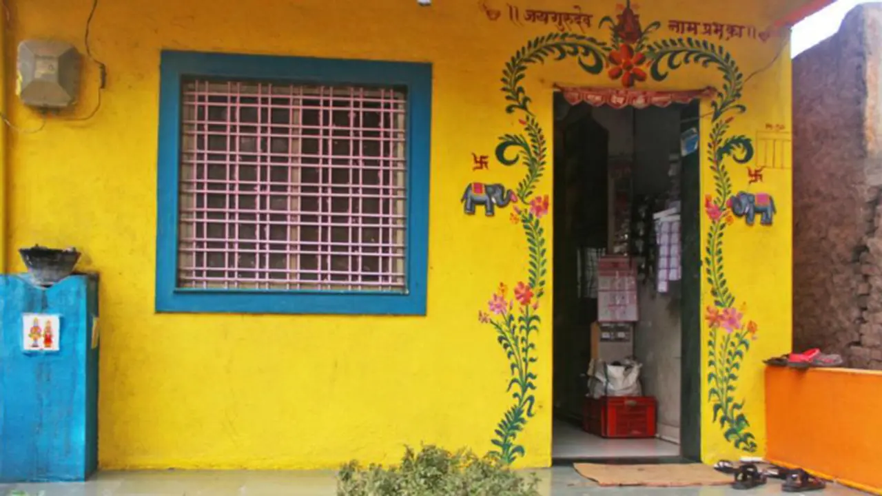 Rumah tanpa pintu di Desa Shani Shingnapur