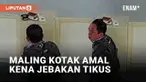 Aksi pencurian kotak amal kerap terjadi hingga buat pengurus putar otak. Terjadi di Musholla Miftahul Huda, Gang Serma, Jatibarang, Indramayu. Aksi pelaku terekam CCTV hendak menggasak isi kotak amal, berakhir apes.