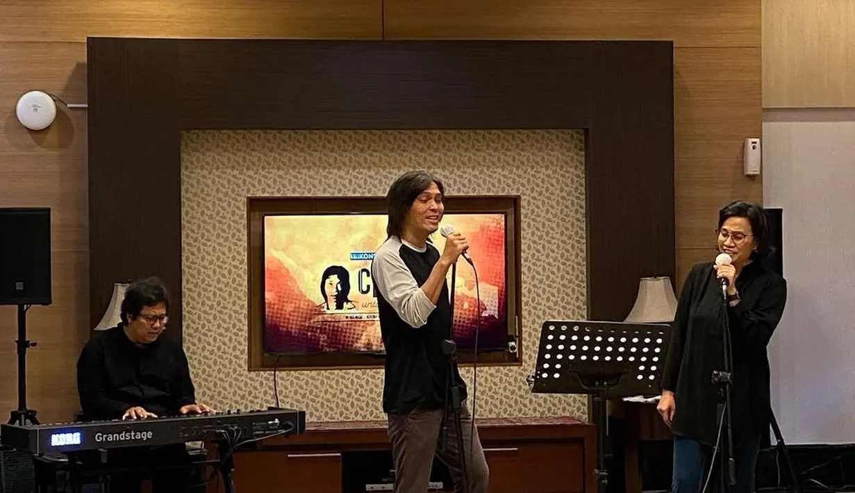 Sri Mulyani dan Once Mekel (Instagram/smindrawati)