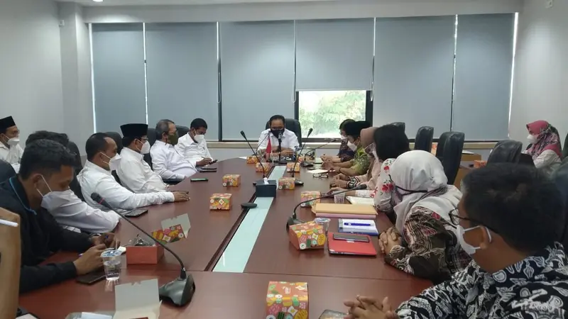 Komnas Perempuan melakukan audiensi bersama Menteri Agama Republik Indonesia (Menag) Yaqut Cholil Qoumas.