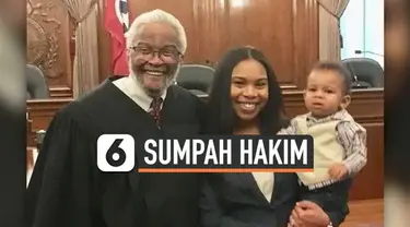 Viral di media sosial, seorang Hakim menggendong bayi saat pimpin sumpah jabatan pengacara ibunya. Hakim ingin bayi tersebut ada di momen sang Ibu diangkat sumpahnya.