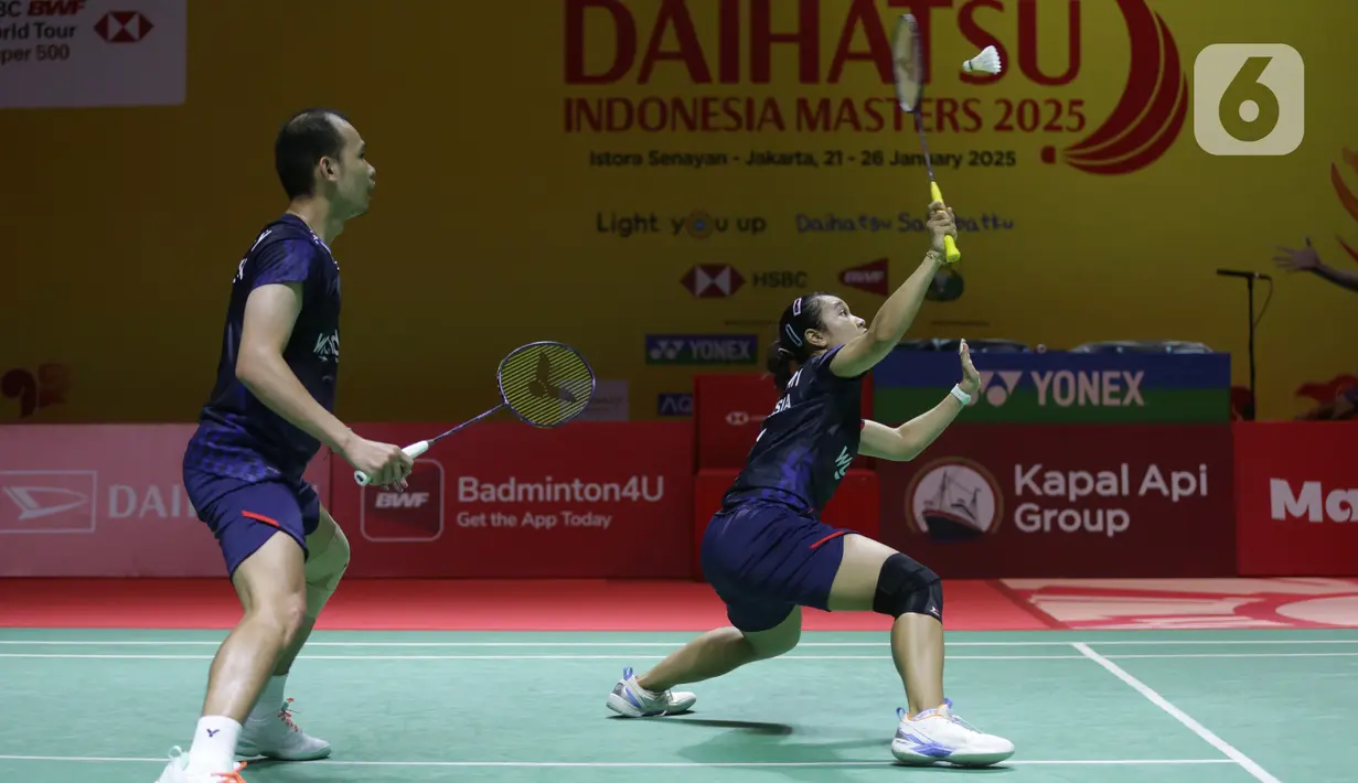 Beberapa kali terjadi saling adu kejar poin. (Liputan6.com/Helmi Fithriansyah)