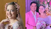 Joanna Alexandra Tampil Romantis di Hari Pernikahan, Kenakan Gaun Pink Rancangan Dua Desainer Lokal