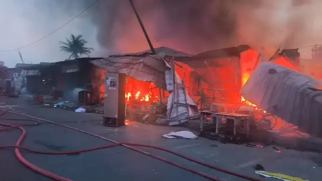 Kebakaran Hebat Dekat Balai Kota Depok