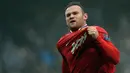 Wayne Rooney telah mencetak 253 gol bersama Setan Merah. Sebanyak 30 gol ia lesatkan ketika bermain di ajang Liga Champions. Saat ini, Rooney merupakan manajer Derby County yang digadang-gadang akan menggantikan kursi Steve Bruce di Newcastle. (AFP/Paul Ellis)