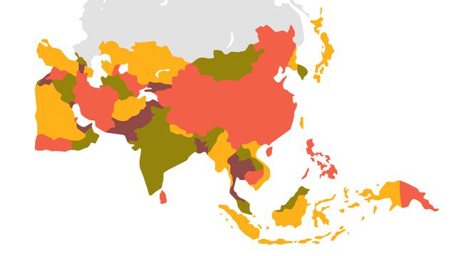 Ilustrasi benua Asia