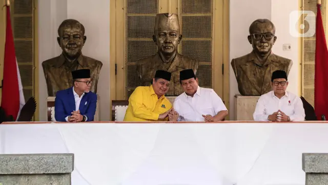Golkar PAN PKB Dukung Prabowo Subianto