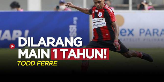 VIDEO: Ternyata Ini yang Buat Pemain Persipura Jayapura, Todd Ferre Disanksi Larangan Bermain 1 Tahun