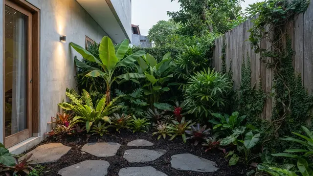 Ide Taman Mini di Samping Rumah untuk Lahan Selebar Satu Meter