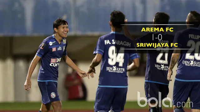 Menang atas Sriwijaya FC, Arema ke Semifinal Piala Presiden 2017