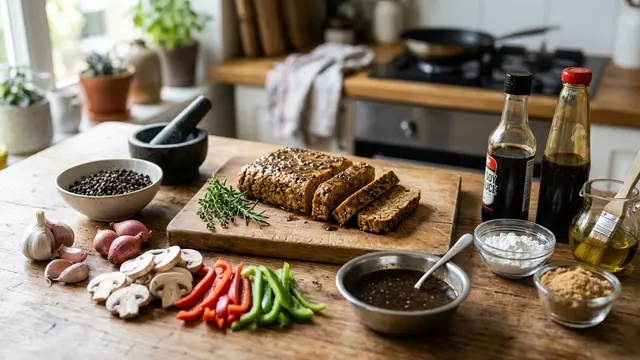 Resep Steak Tempe Saus Lada Hitam ala Restoran yang Mudah Dibuat di Rumah (AI Generated)