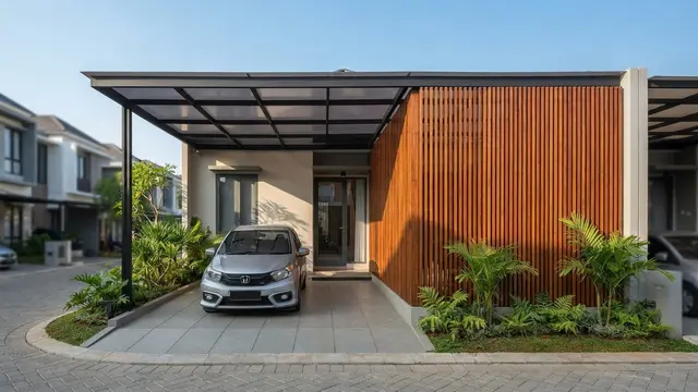 Model Carport untuk Rumah Lebar 5 Meter