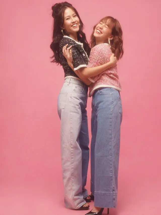7 Gaya Pemotretan Terbaru Adhisty Zara dan Hasya Kyla dengan Busana Senada, Curi Perhatian