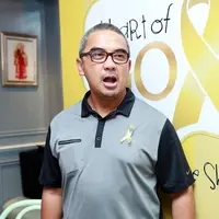 Foto Preskon Yayasan Kasih Anak Kanker Indonesia (Deki Prayoga/bintang.com)