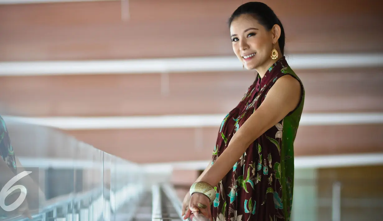Olga Lidya. (Liputan6.com/Faisal R Syam) 